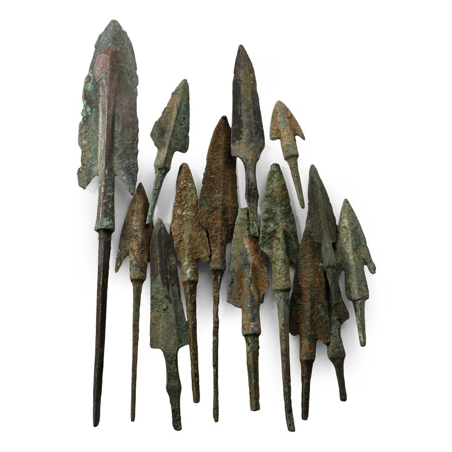 Western Asiatic Bronze Arrowhead Collection