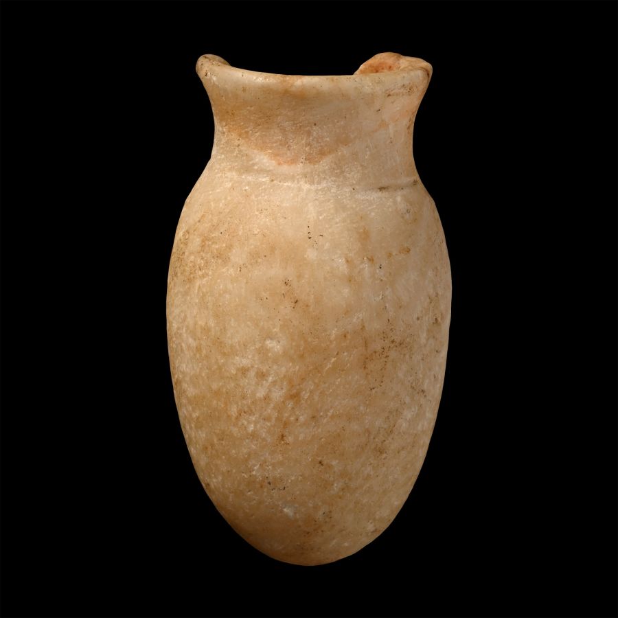 Egyptian Miniature Alabaster Jar