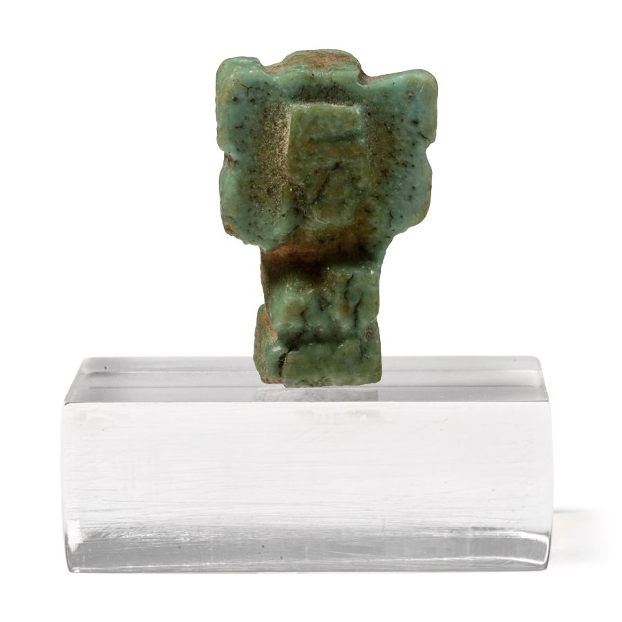 Egyptian Faience Shu Amulet