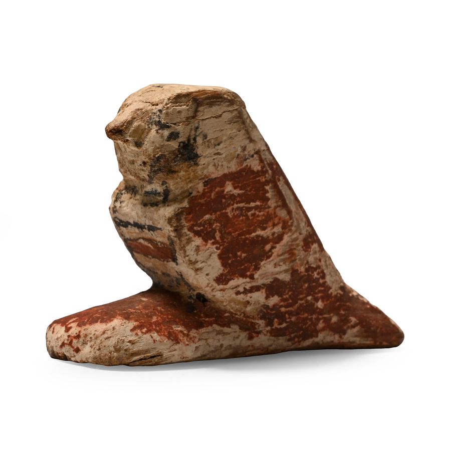 Egyptian Polychrome Wood Sokar Falcon