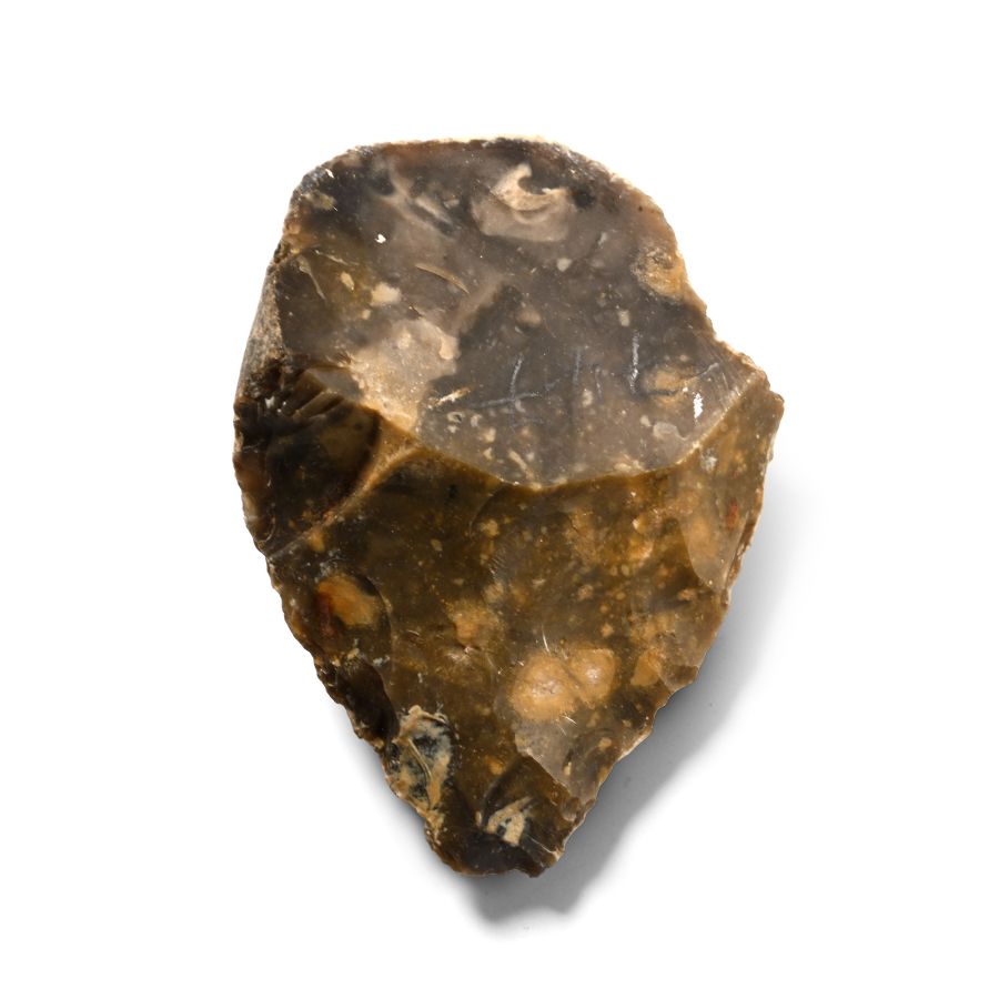 Possible Stone Age Clactonian Flint Scraper