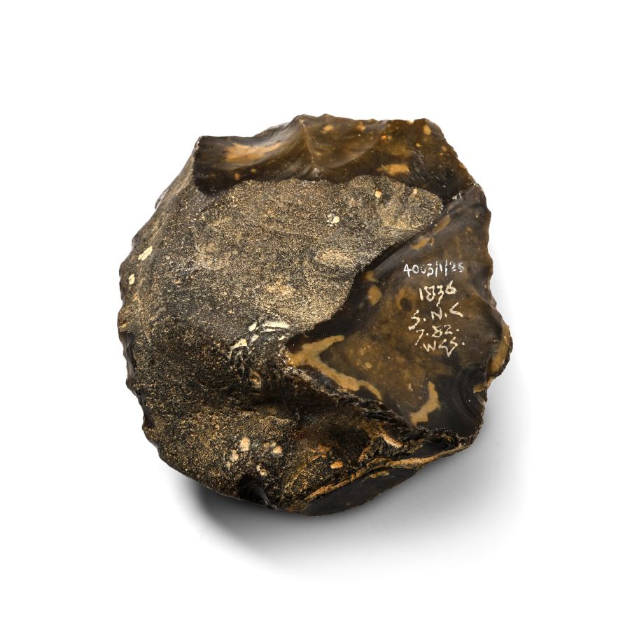 Stone Age Clactonian Flint Scraper or Core