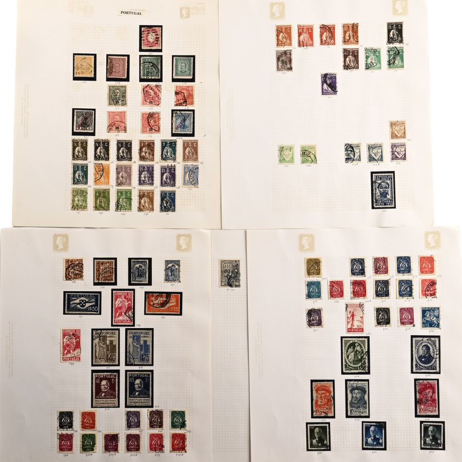 A Collection of Stamps from Portugal