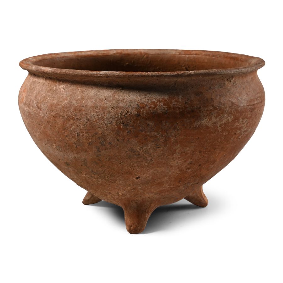 Iron Age Belgic Terracotta Tripod Bowl