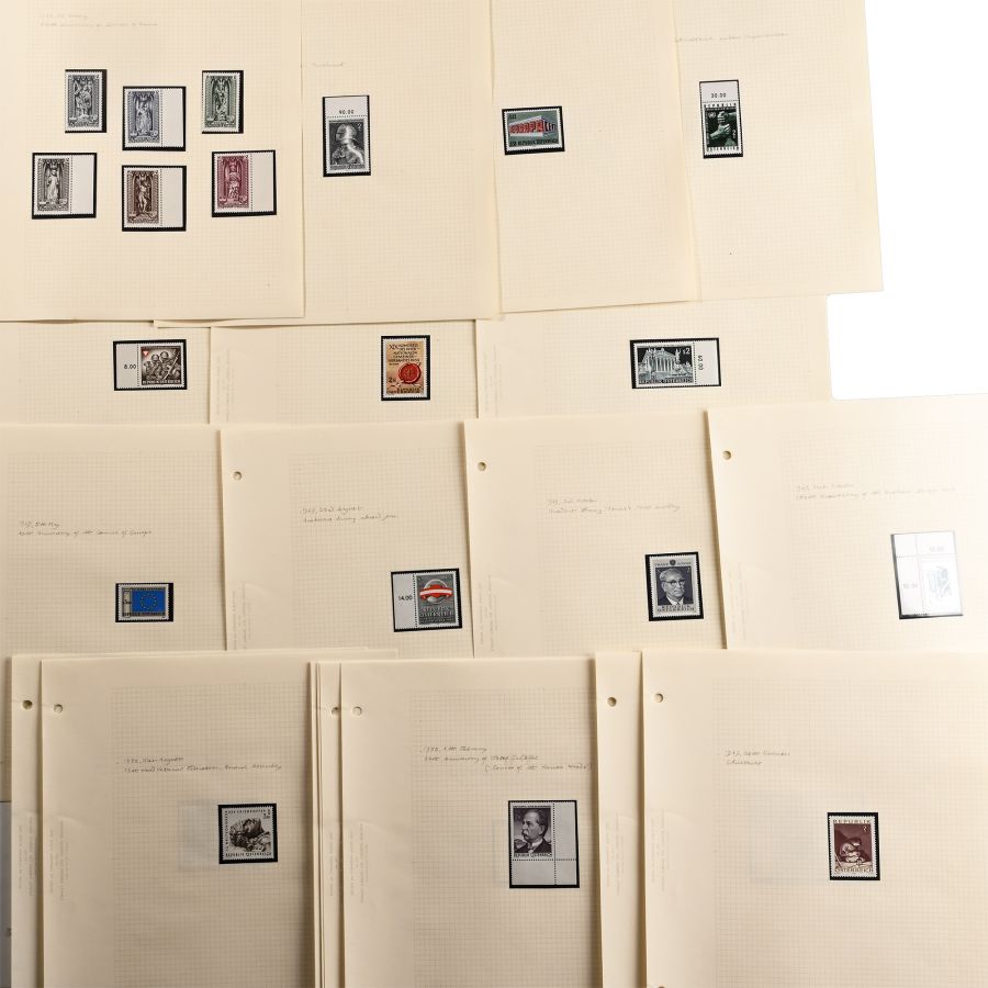 Austria Mint Stamp Collection