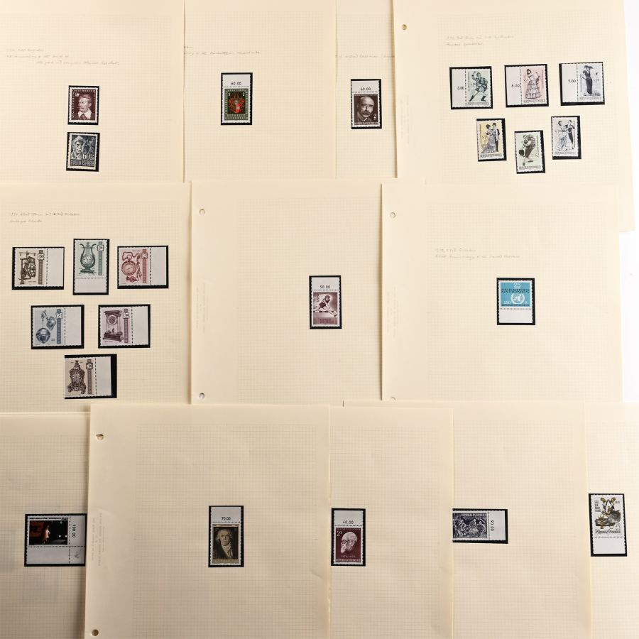 Austria Mint Stamp Collection