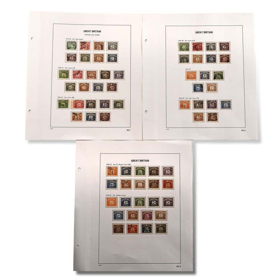 Great Britain Postage Due Stamps