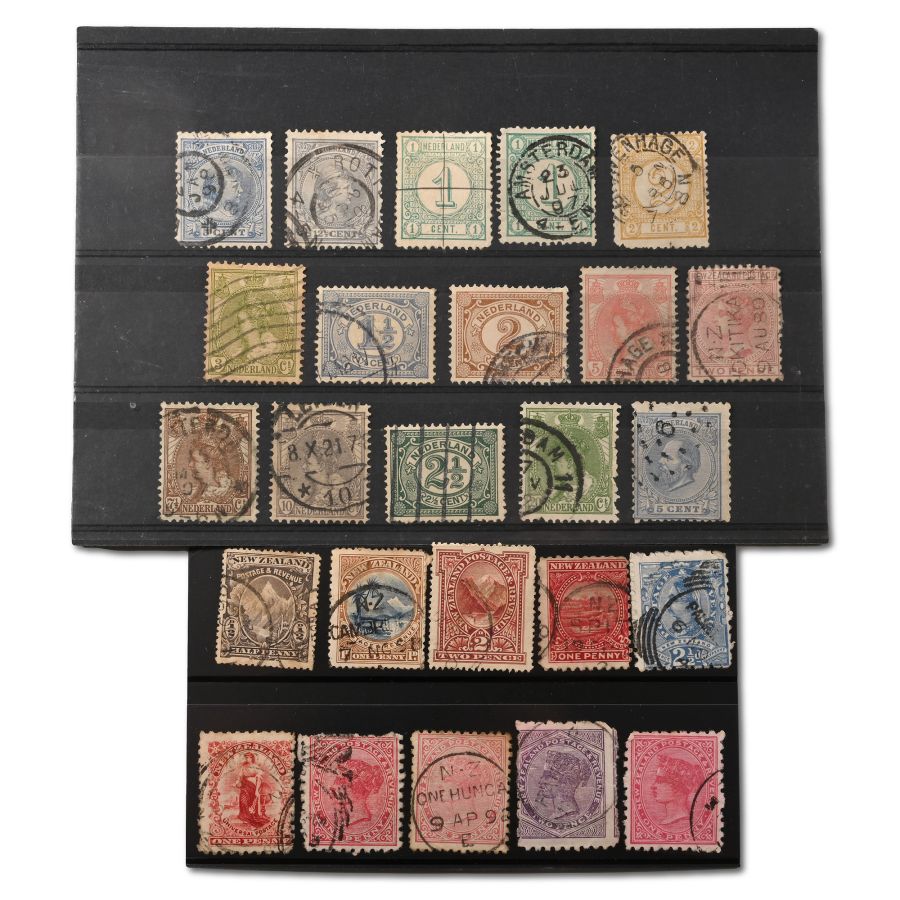 New Zealand and Netherlands Stamps
