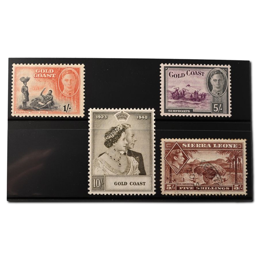 Stamps from Sierra Leone and Gold Coast