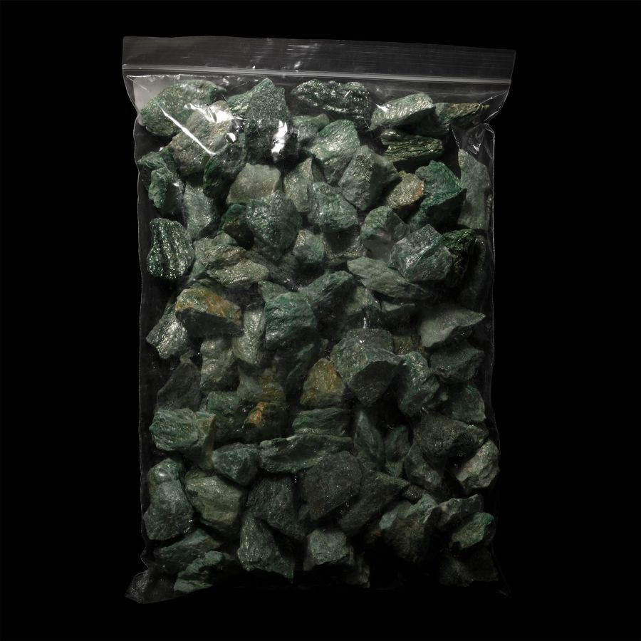 Large Group of One Hundred [100] Green Fuchsite Mica Specimens