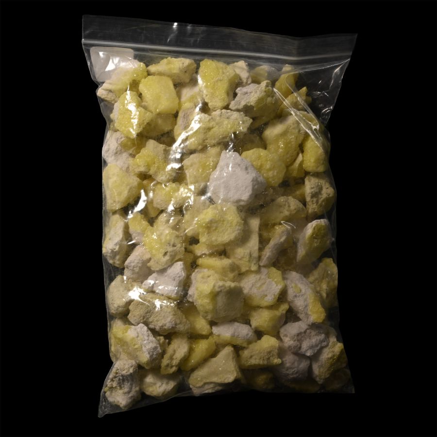 Large Group of One Hundred [100] Sulphur Specimens