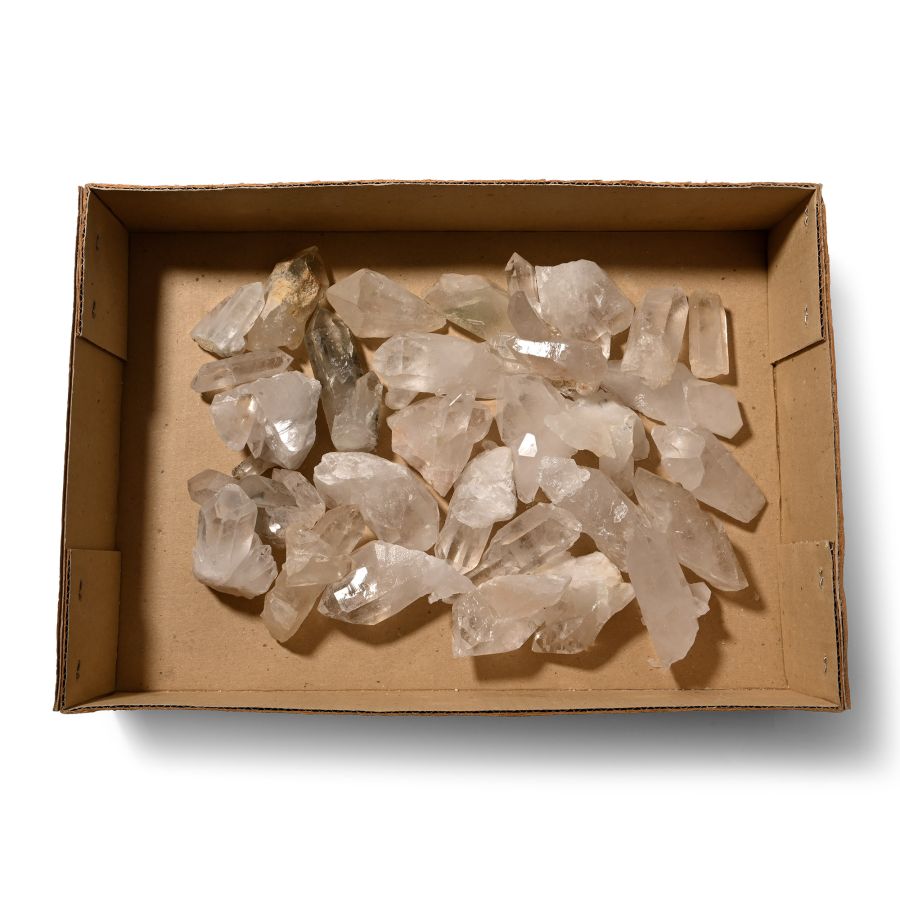 Group of Twenty Nine [29] Large Rock Crystal Quartz Specimens