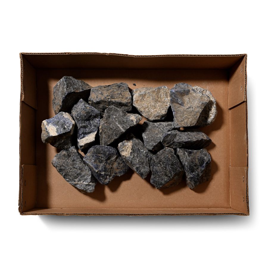 Group of Fifteen [15] Sodalite Mineral Specimens