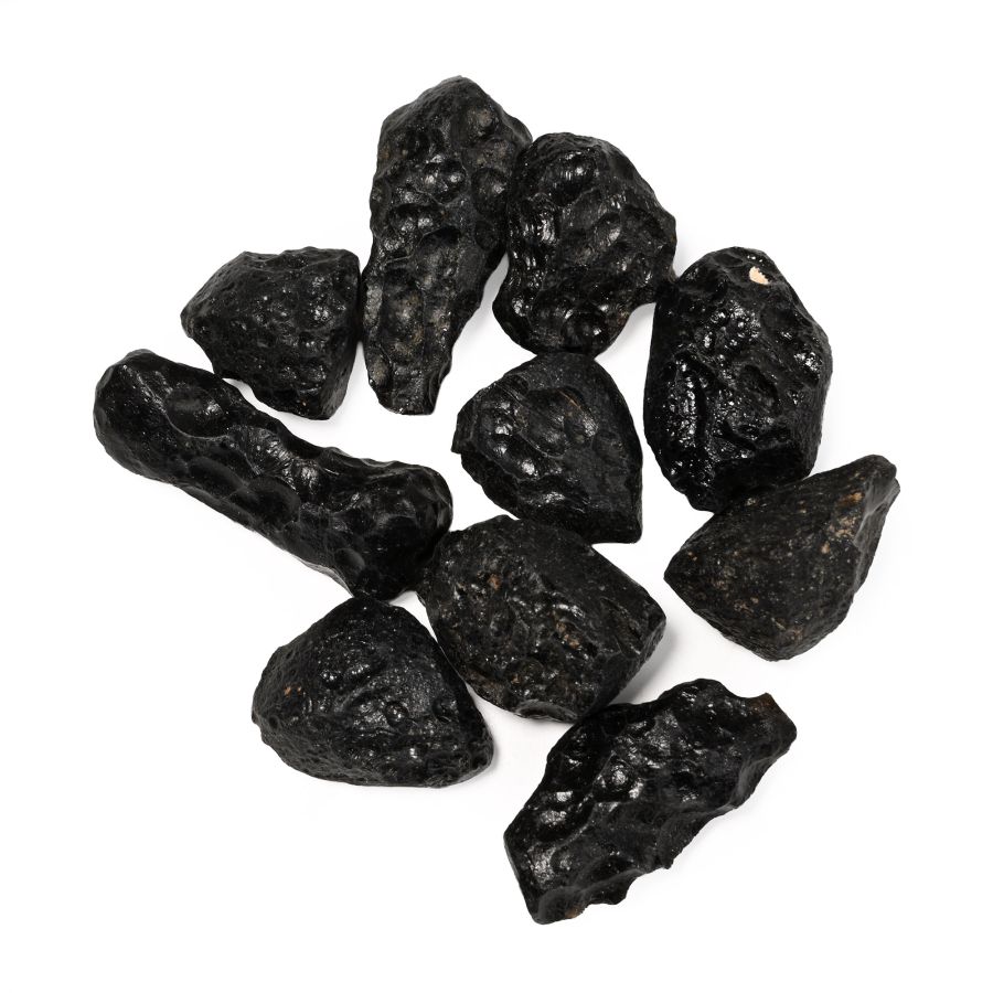 Group of Ten [10] Meteorite Crater Tektite Specimens