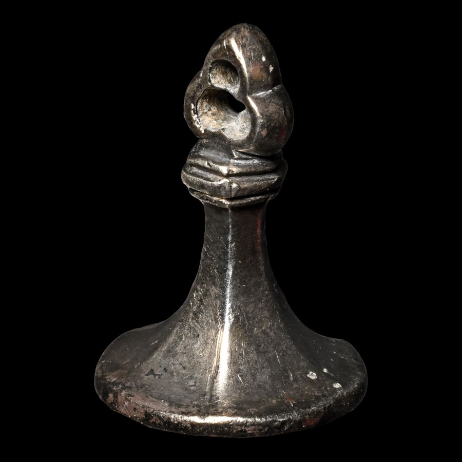 Medieval de Blanchfort or de Molay Family Personal Silver Heraldic Seal Matrix