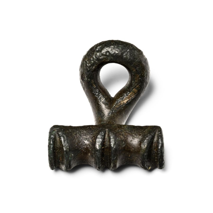 British Celtic Bronze Toggle and Loop Fastener