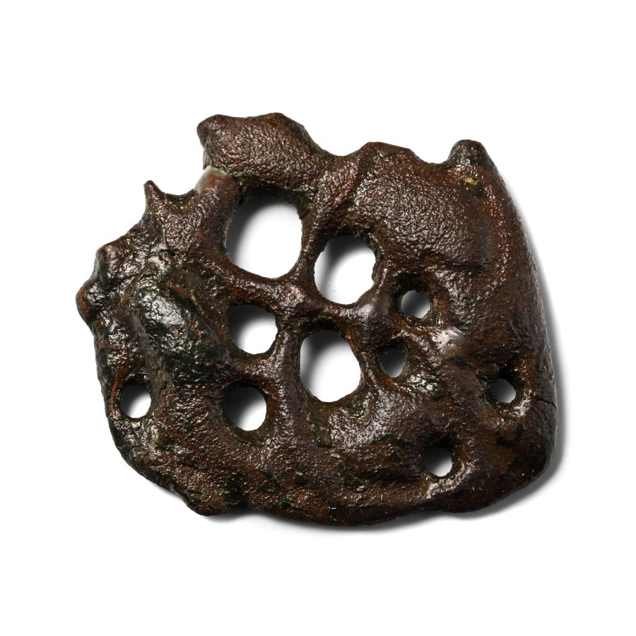 Anglo-Scandinavian Viking Bronze Urnes Beast Mount
