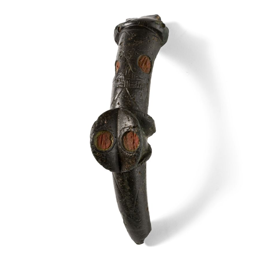 British Celtic Enamelled Bronze Teret Ring Section
