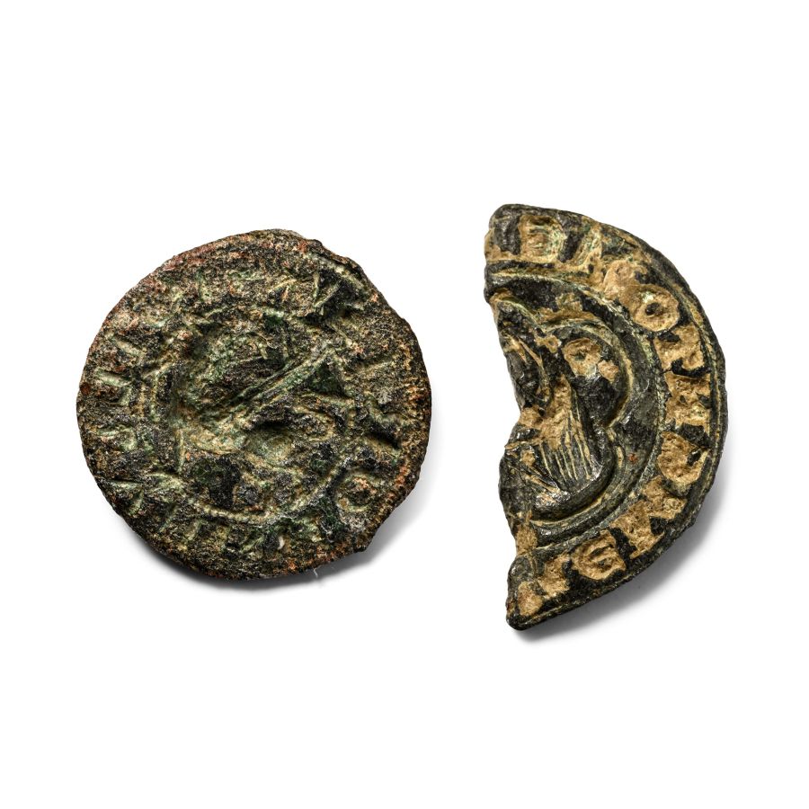 Medieval Bronze Seal Matrix Group