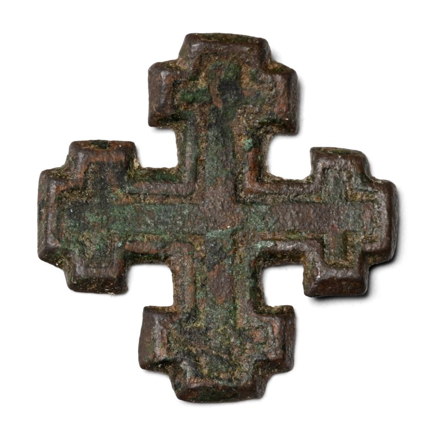 Medieval Bronze Knight's Holy Sepulchre Badge
