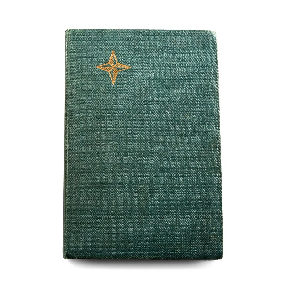 Old Stock Book with WWII German Stamps Featuring Hitler and Others
