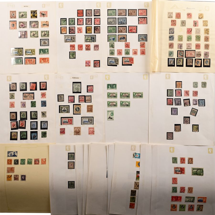 Commonwealth Assorted Loose-Leaf Stamp Album Pages