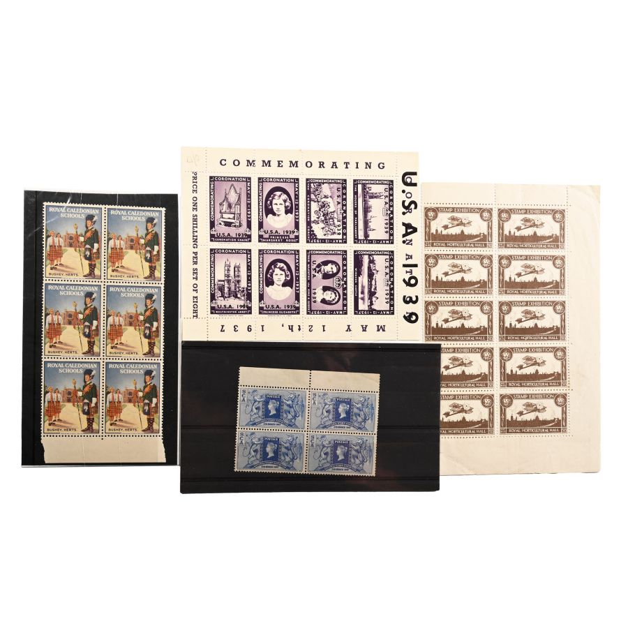Commemorative 'Cinderella' Stamp Block Collection