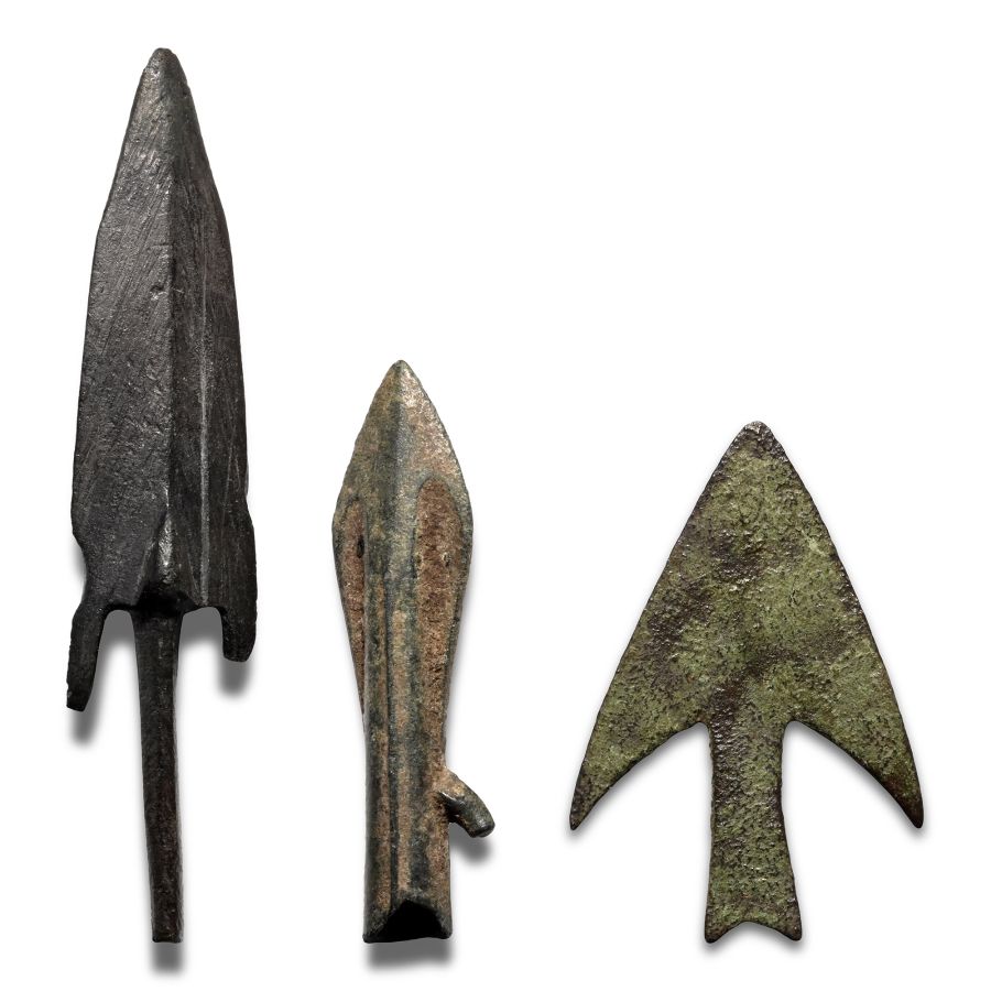 Greek and Other Bronze Arrowhead Group