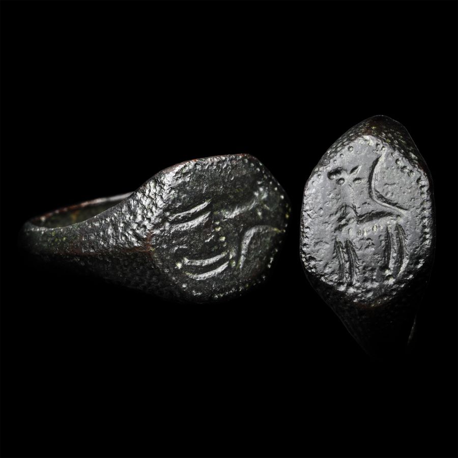 Migration Period Ring with Animal