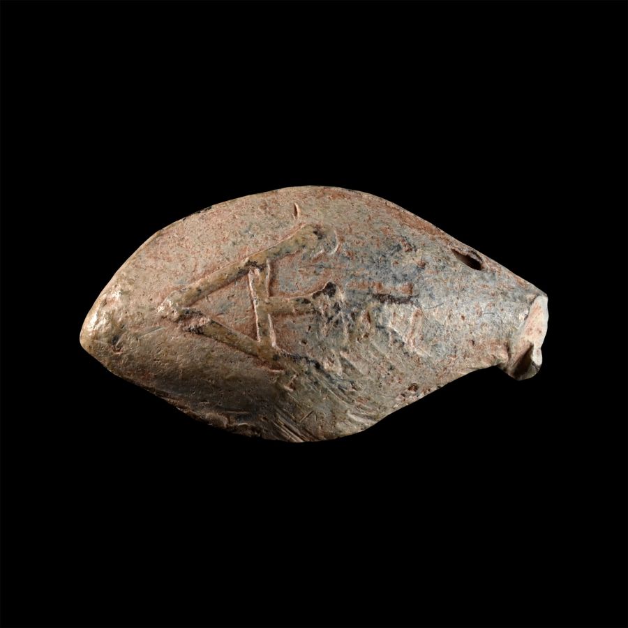 Greek Lead Slingshot with Alpha