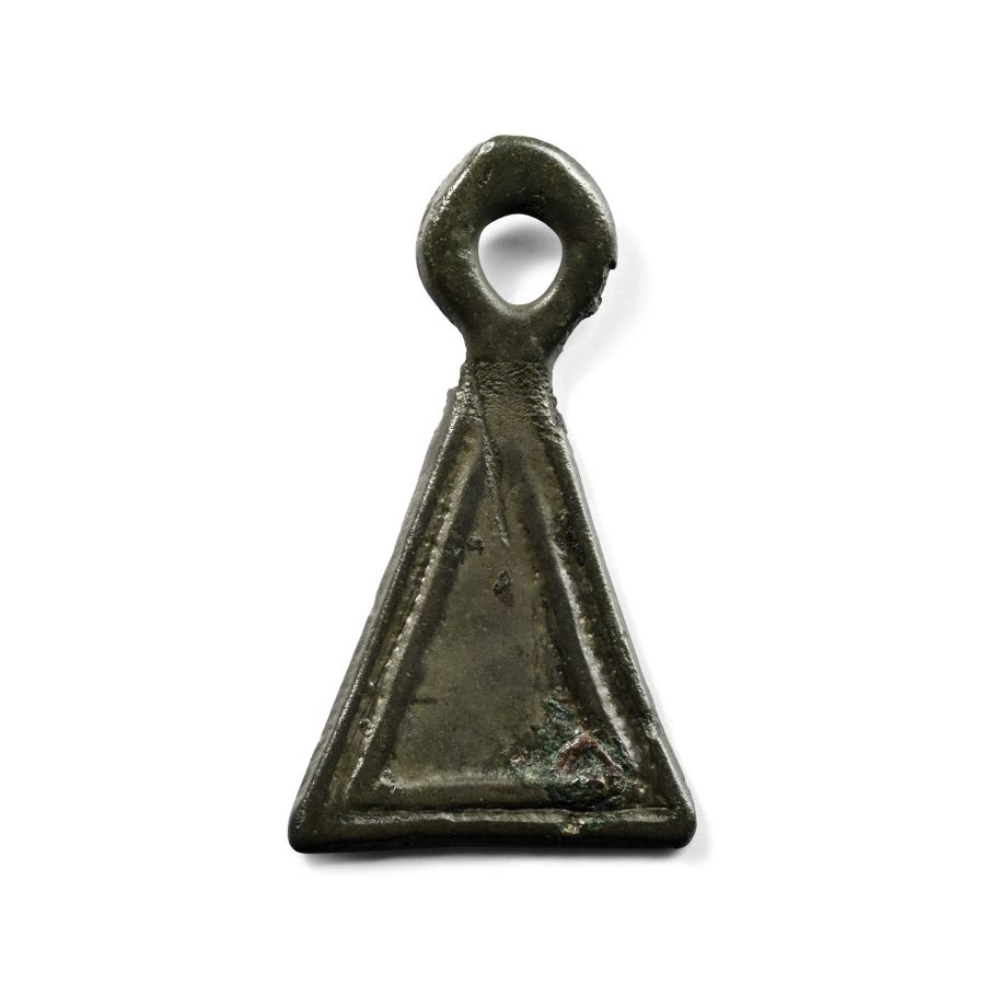Bronze Age Triangular Pendant