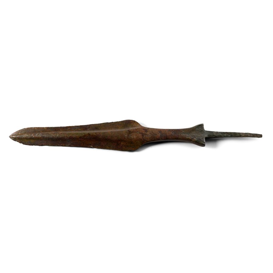 Large Western Asiatic Bronze Spearhead