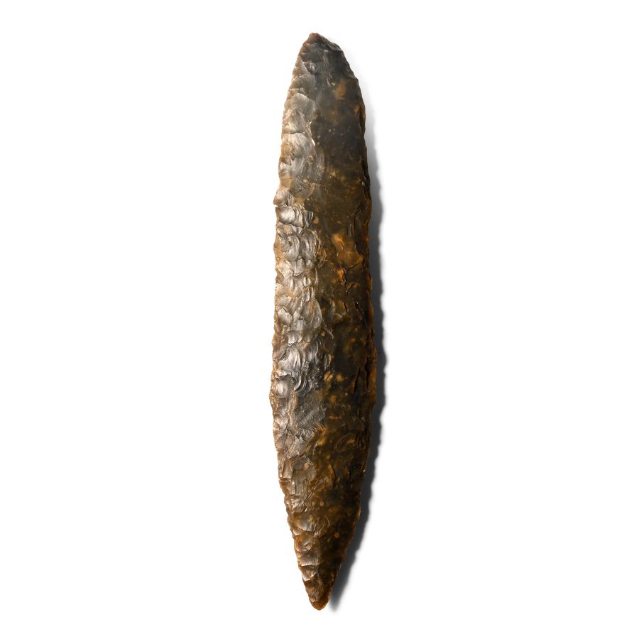 Danish Knapped Flint Dagger