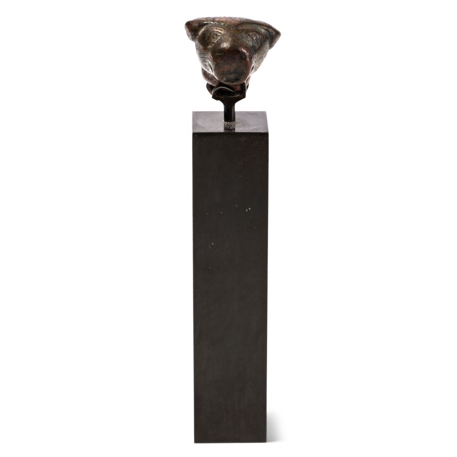 Western Asiatic Bronze Head of a Lioness