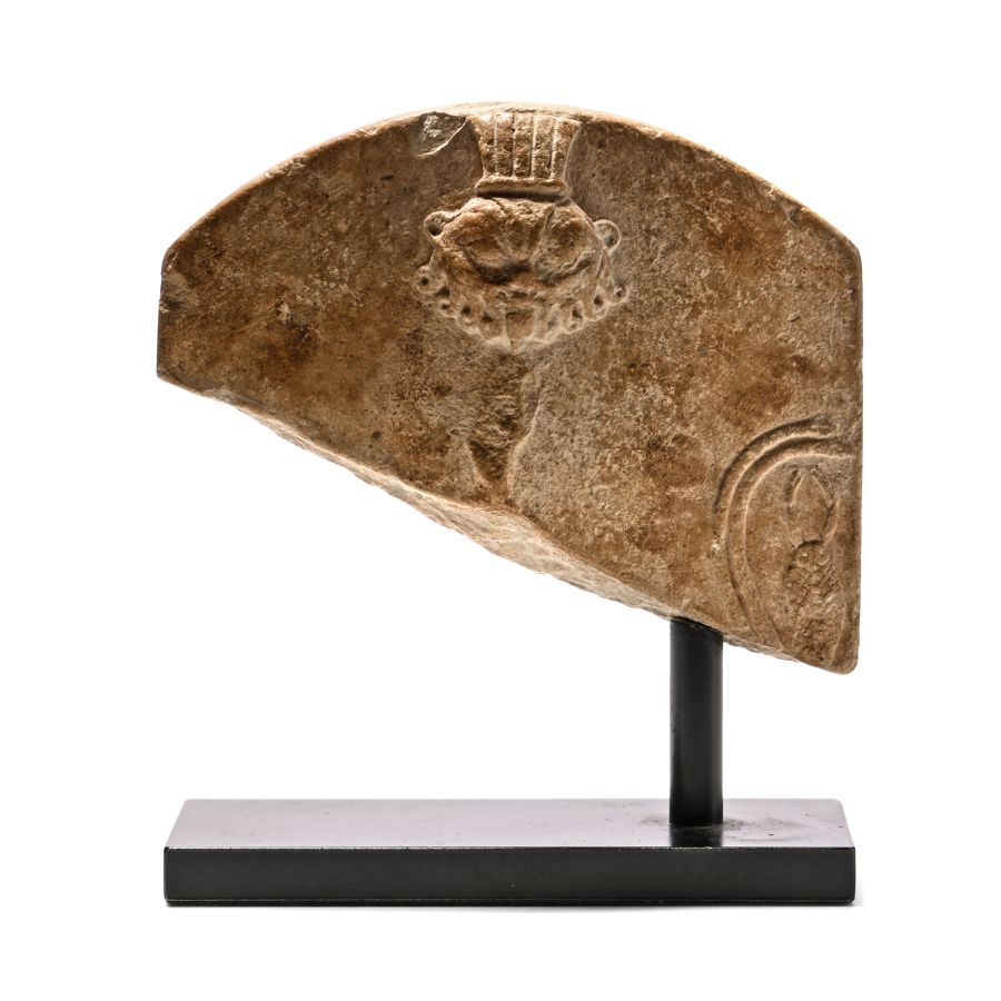 Egyptian Bifacial Magical Stela with Bes