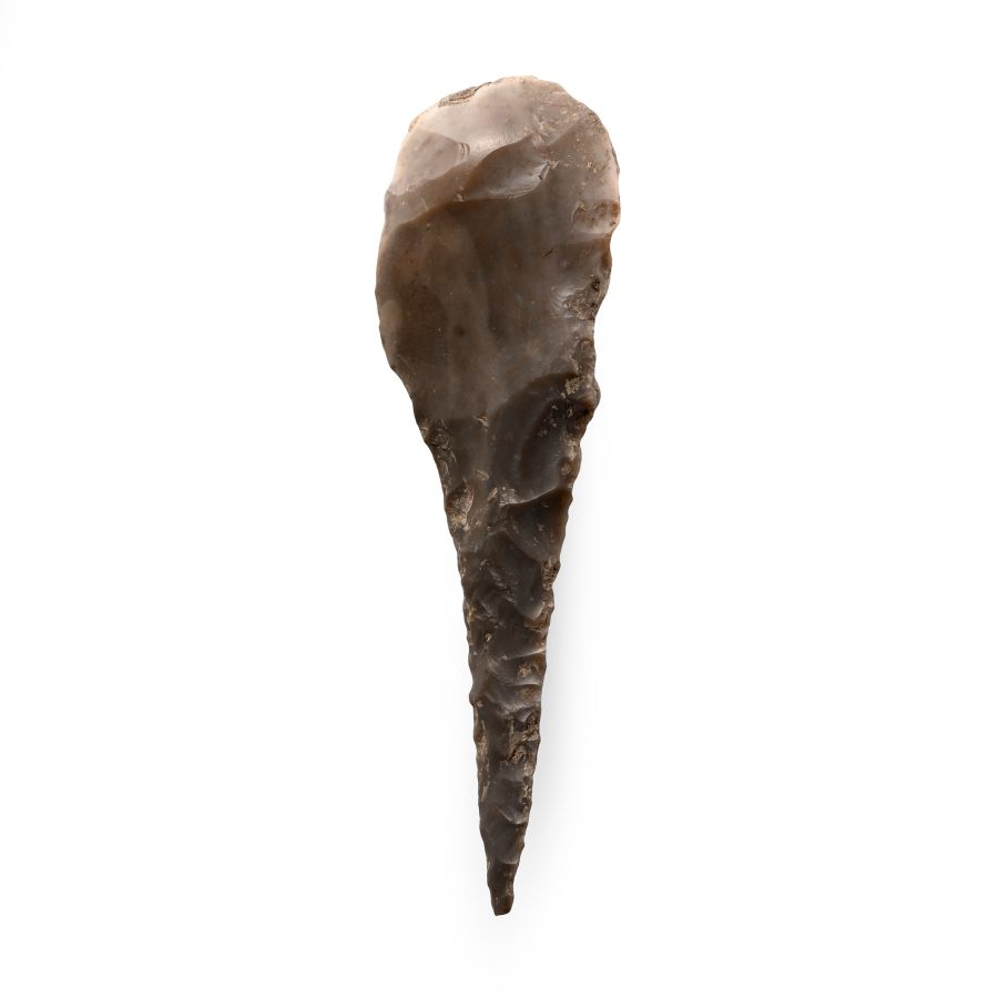 Stone Age Knapped Flint Drill