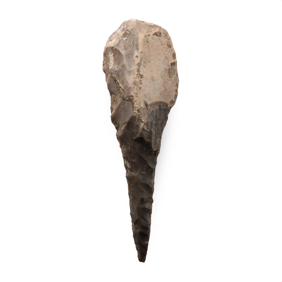 Stone Age Knapped Flint Drill