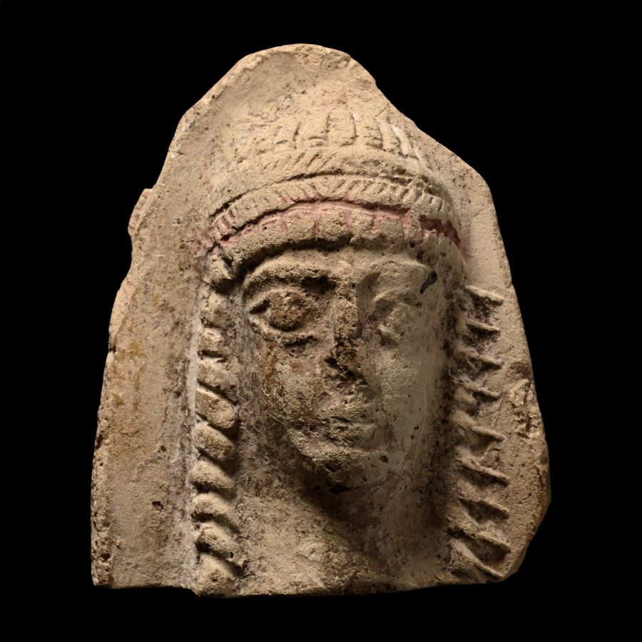 Western Asiatic Terracotta Idol Head