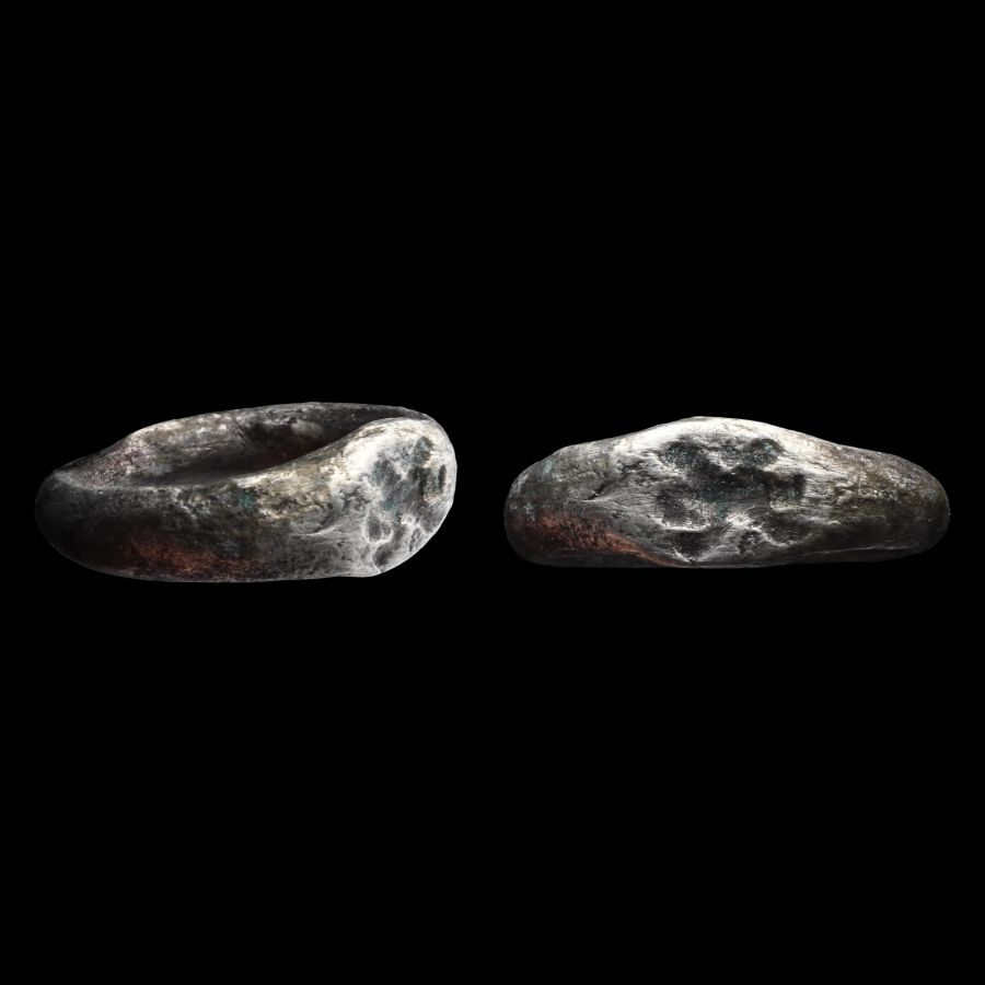 Roman Silver Ring with Lizard