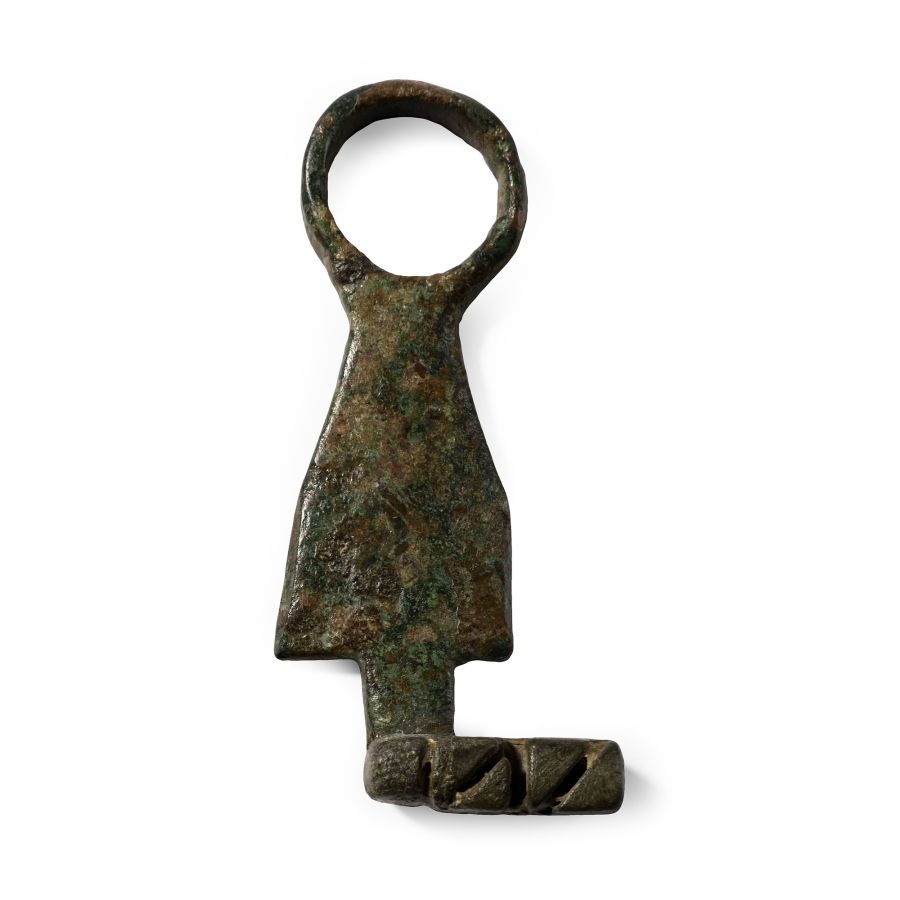Large Roman Bronze Key