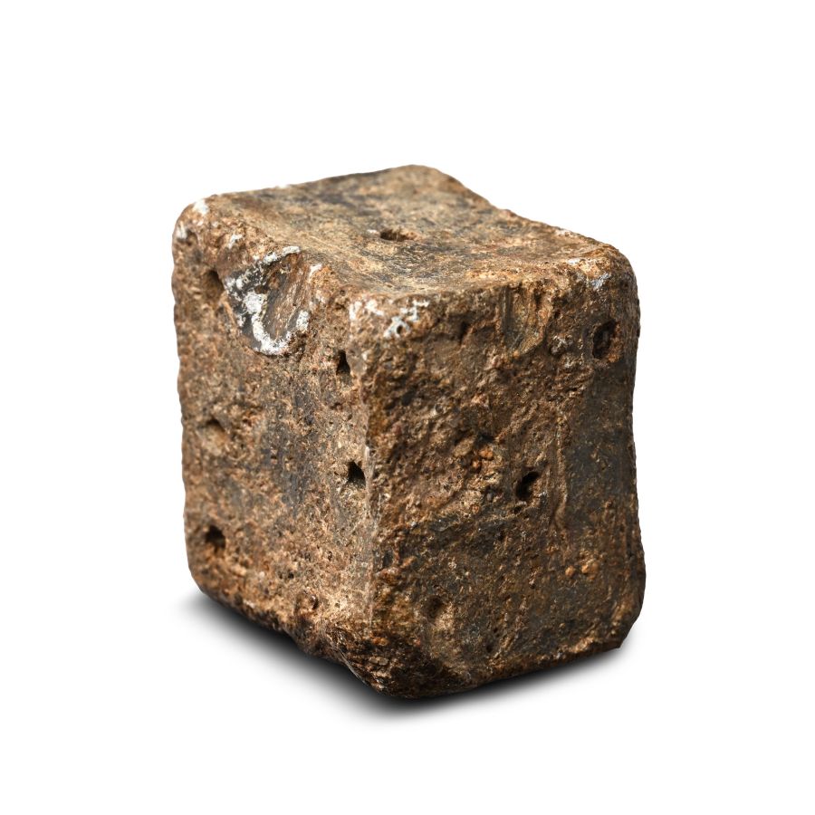 Large Roman Lead Gaming Die