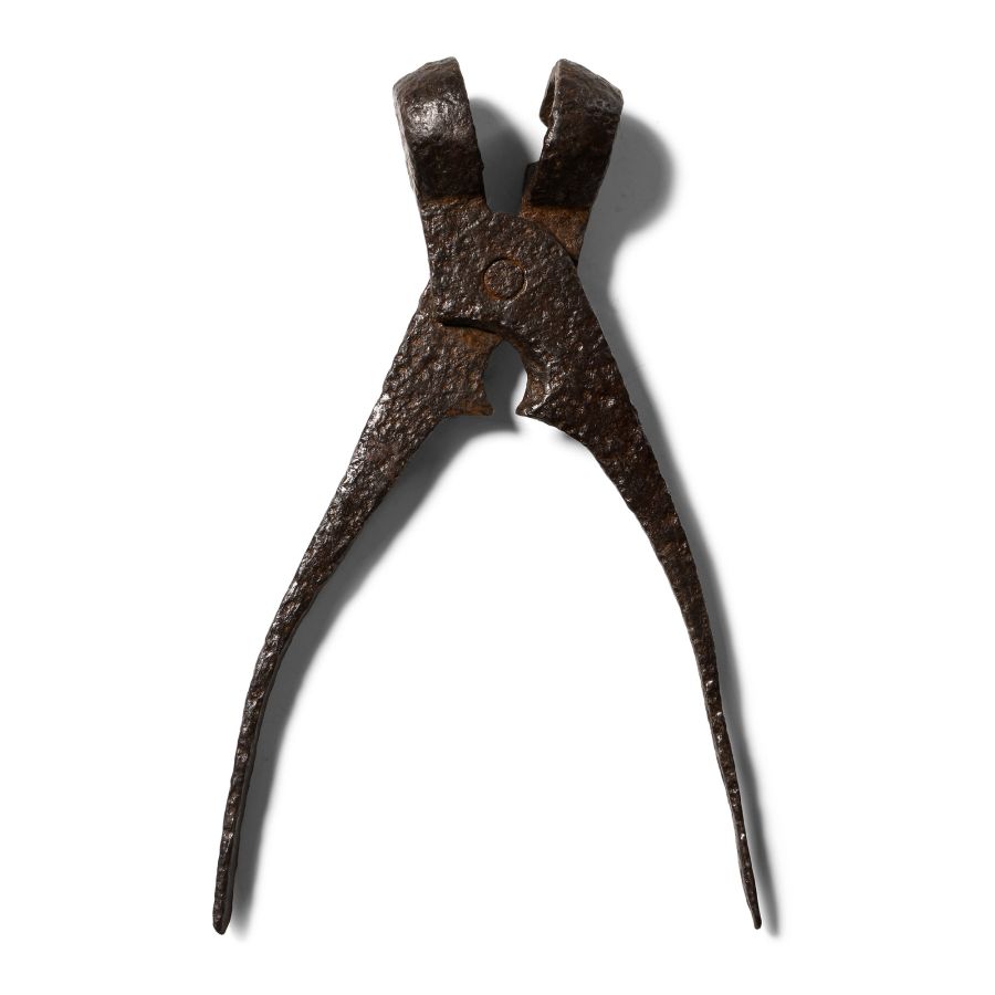 Civil War Period Iron Musket Ball Scissor Mould
