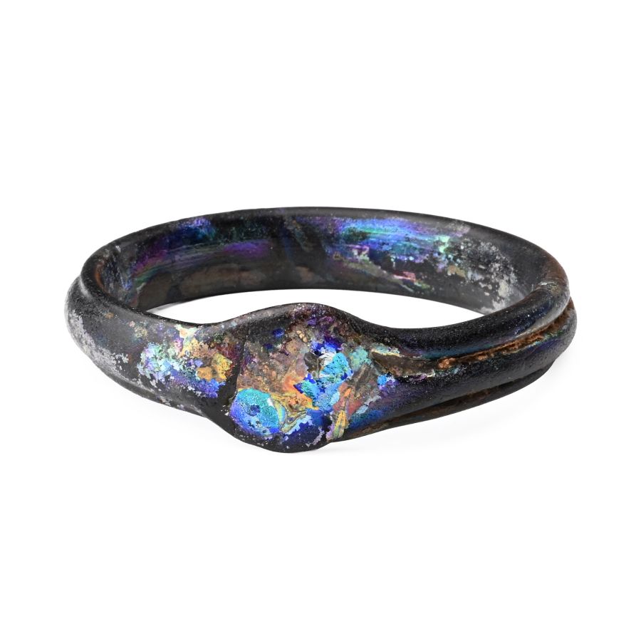 Roman Iridescent Glass Bangle