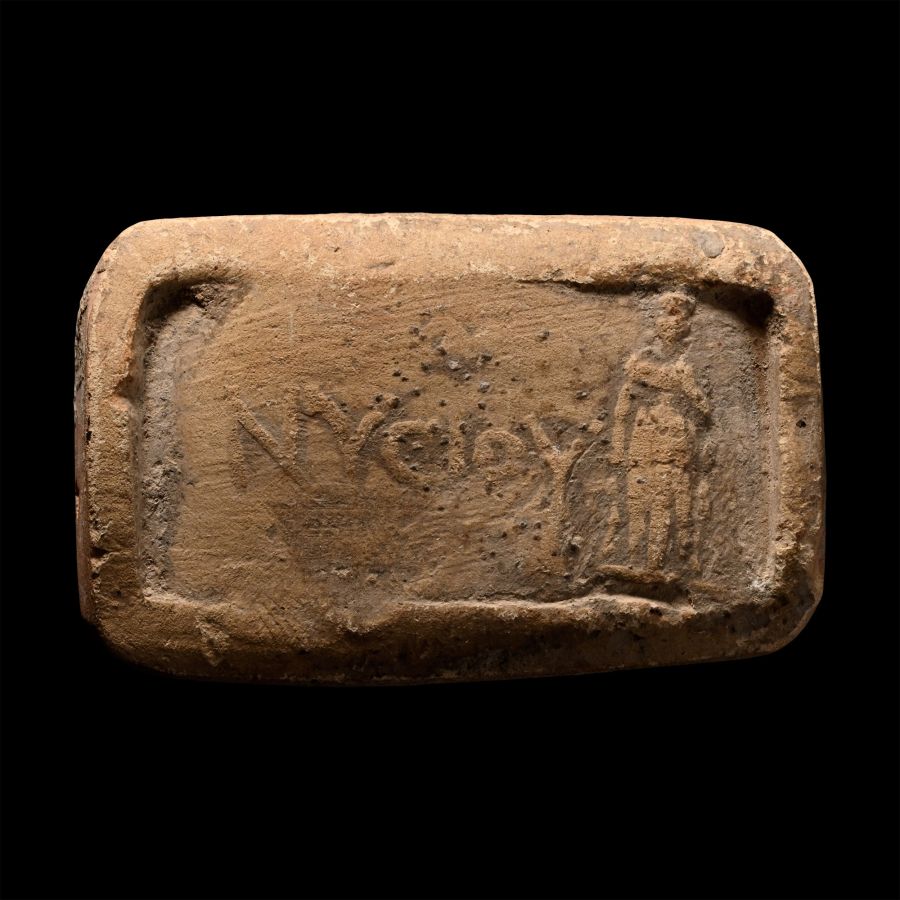 Byzantine Terracotta Tile with NYCIOY