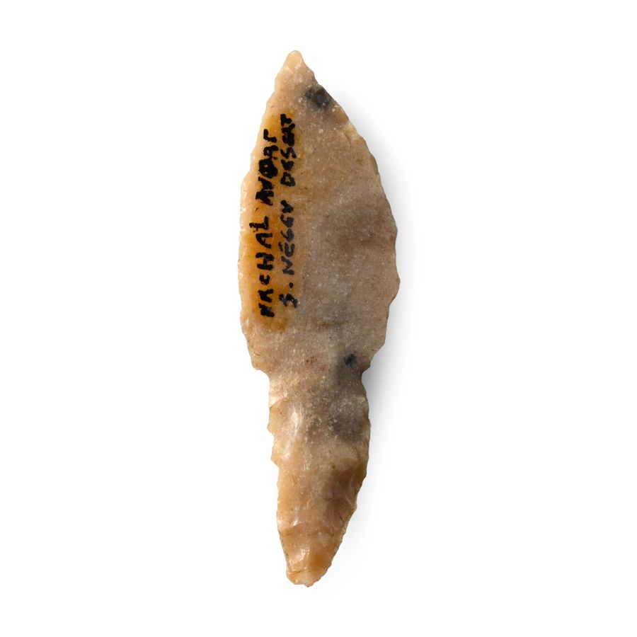 Palestinian Stone Age Flanged Arrowhead