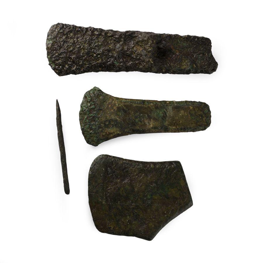 Bronze Age Flanged Palstave Axe and Other Tool Group