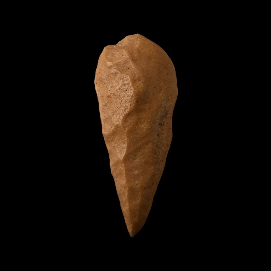African Stone Age Homo Erectus Knapped Handaxe