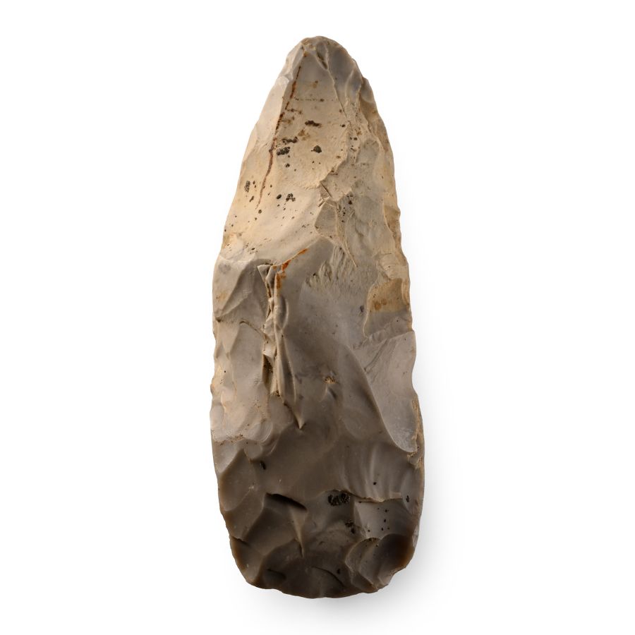 British Stone Age Part Polished Knapped Axehead