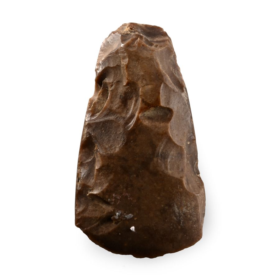 French Stone Age Part Polished Knapped Axehead