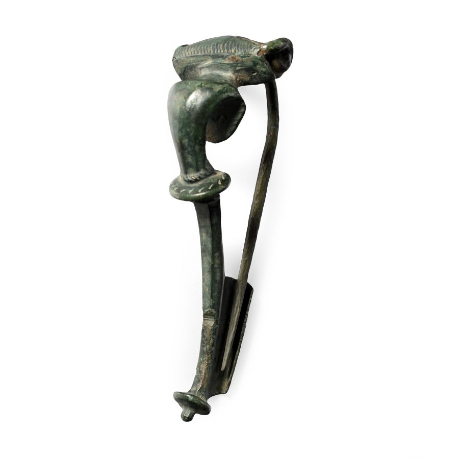 Large Romano-Celtic Bronze Bow Brooch